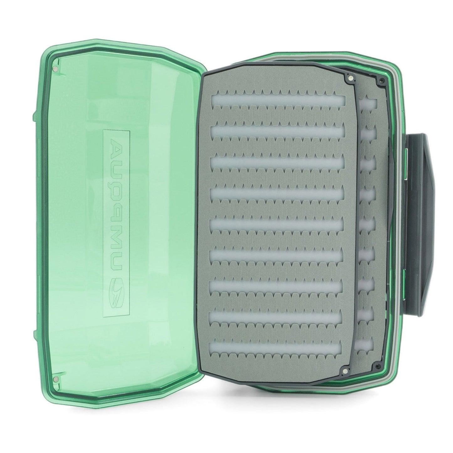 For serious nymph anglers, success isn't just about having the right flies—it's about having enough of the fly. As Umpqua's highest-capacity fly box, the Ultimate Nymph Box is your trusted river companion.
With four versatile inserts, Power grip Foam for unmatched fly retention, and an IPX6.5-rated waterproof shell with a secure latch closure, this box ensures you're never without solutions when it matters most. When you're putting all your eggs in one basket, you deserve the confidence that comes with the