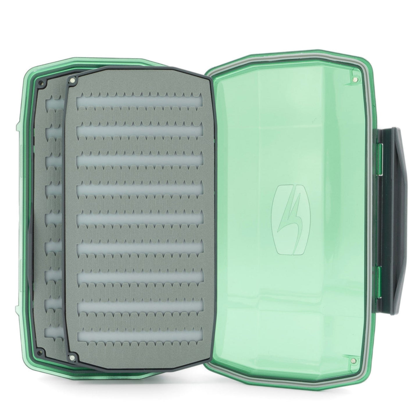 For serious nymph anglers, success isn't just about having the right flies—it's about having enough of the fly. As Umpqua's highest-capacity fly box, the Ultimate Nymph Box is your trusted river companion.
With four versatile inserts, Power grip Foam for unmatched fly retention, and an IPX6.5-rated waterproof shell with a secure latch closure, this box ensures you're never without solutions when it matters most. When you're putting all your eggs in one basket, you deserve the confidence that comes with the