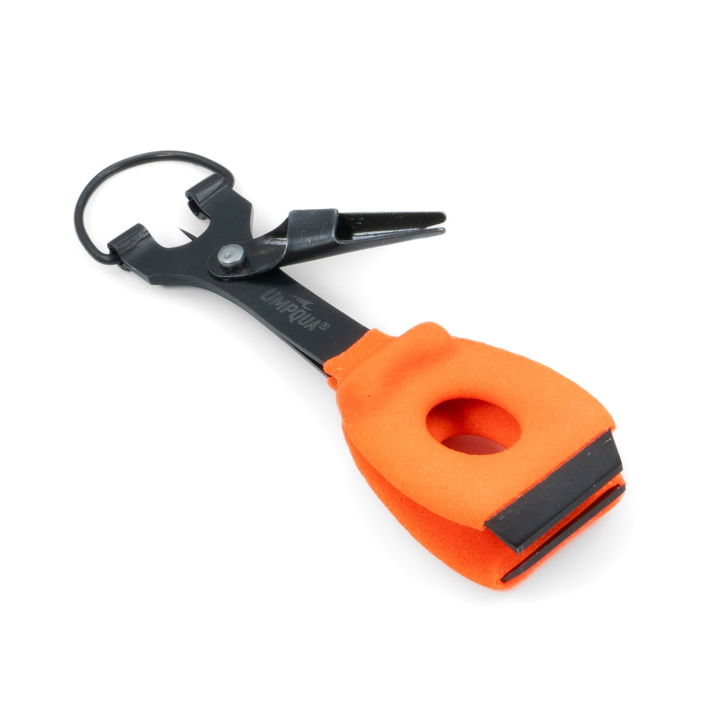This versatile tool combines all the great features of our Big Nip PS Nippers with a nail knot tool. 
Our “Big Nip” Nippers are a cut above the rest with ergonomic cut-out and thumb-bump for easy handling and precision cutting.
Pin eye-cleaner
Free-rotating ring attachment
Nail Knot Tool – this grooved function-formed addition rotates from body of nipper to allow easy attachment of fly-line to backing and leader to fly line.