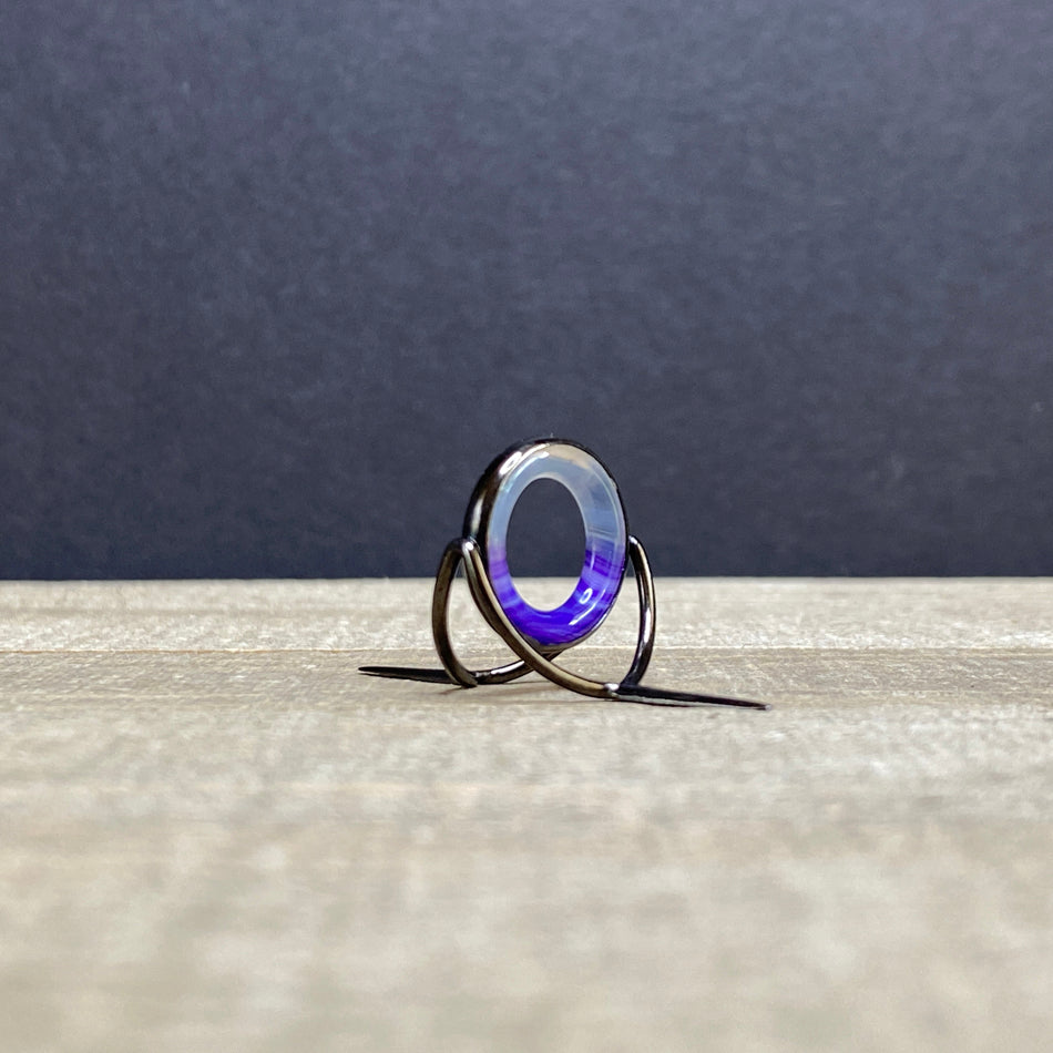 Agate Stripping Guides 16mm Black Nickel - Fish On! Custom Rods