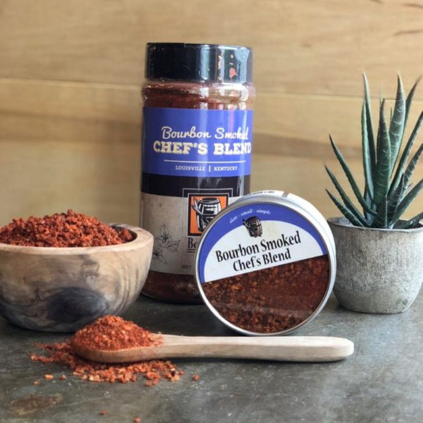Experience the Rich Flavors of Bourbon Barrel Smoked Chef's Blend. Indulge in the premium quality of our Bourbon Barrel Smoked Chef's Blend. This exquisite seasoning combines sea-salt, quarter cracked pepper, and paprika, all slow-smoked over oak bourbon barrel staves. With the addition of demerara sugar, garlic, and parsley, this blend strikes the perfect savory-sweet balance. Elevate your dishes with this versatile seasoning that pairs perfectly with fresh seasonal vegetables, beef, pork, poultry, an