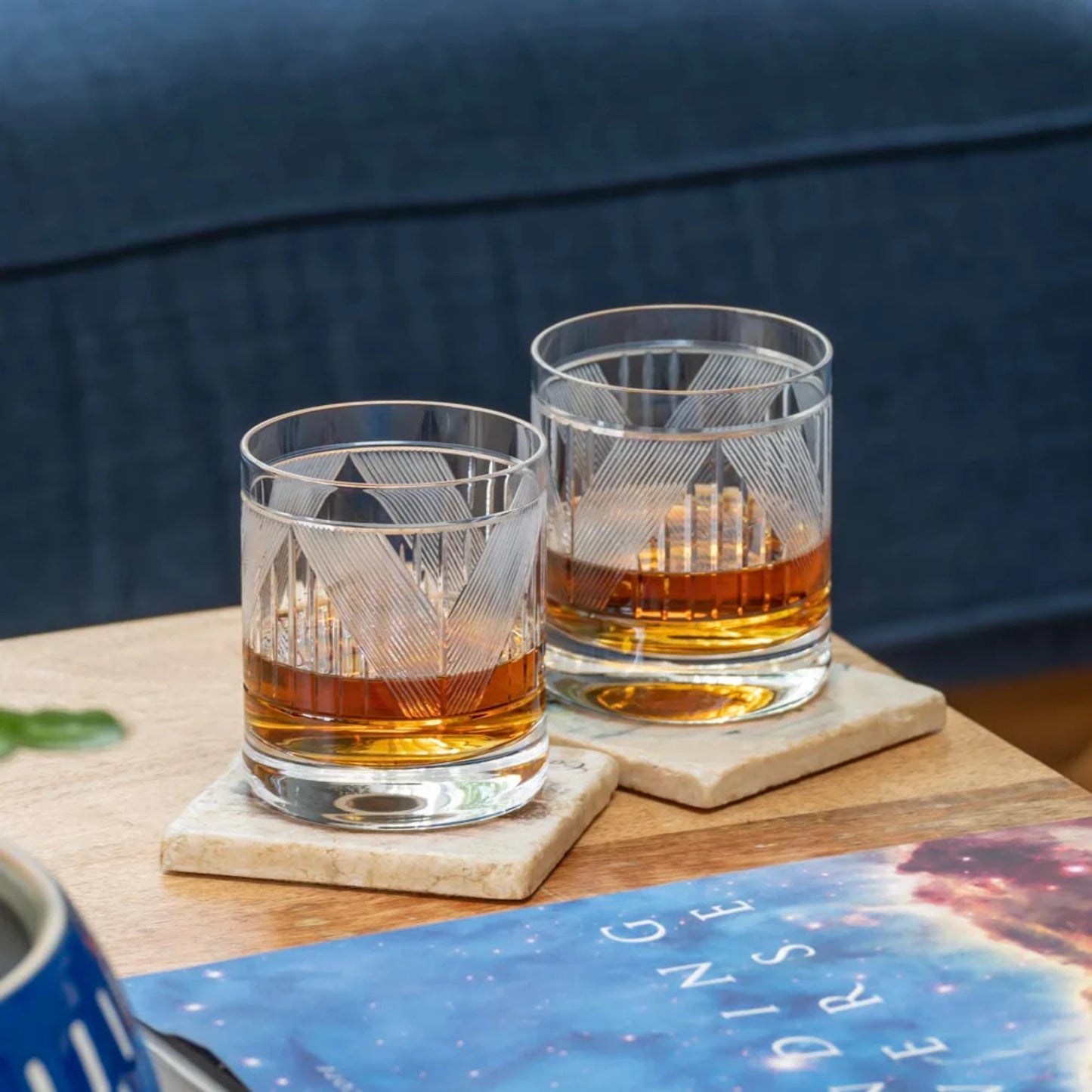 Blecker Street On the Rocks Whiskey Glass