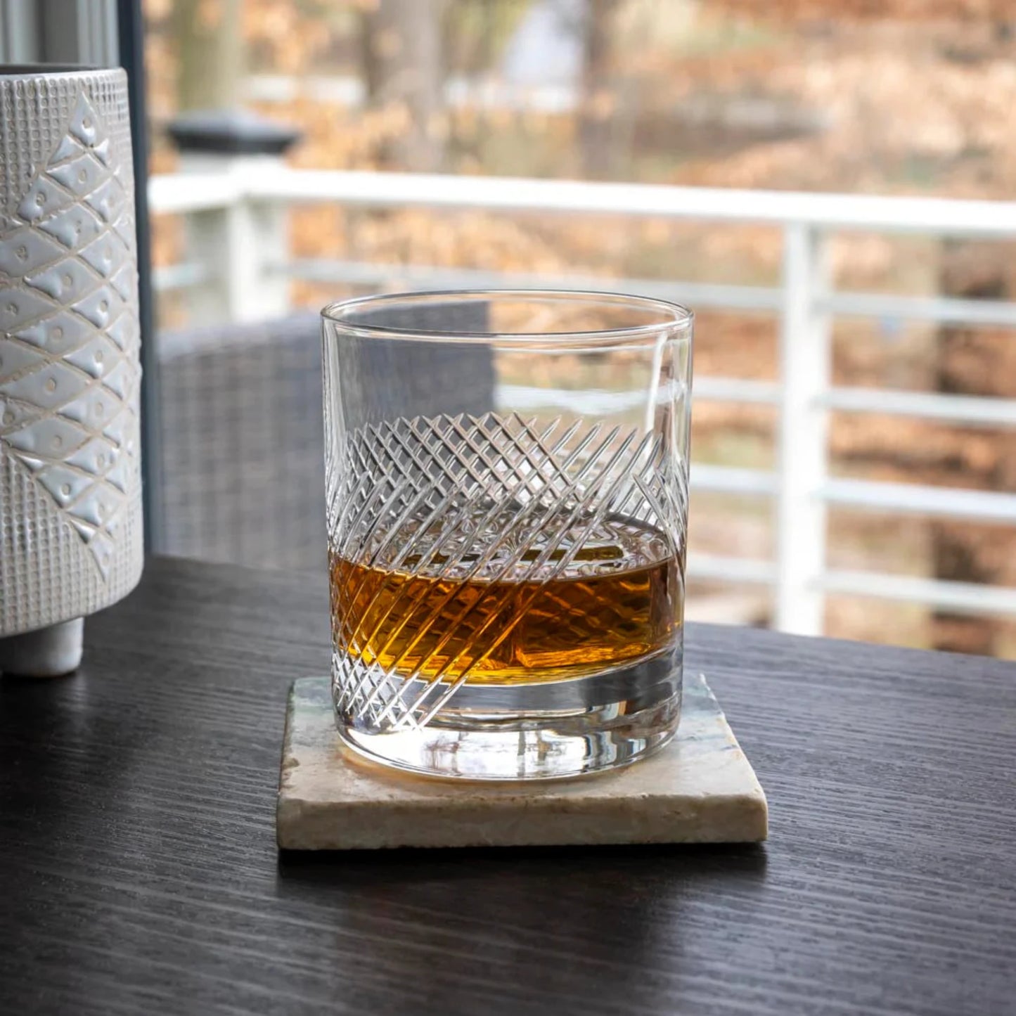 The Bourbon Street collection from Rolf Glass is as timeless as New Orleans. The diamond wheel cut and beautifully polished crisscrossing lines of Bourbon Street represents the French Quarter, jazz clubs, Cajun eateries and potent mixed drinks.  This classy and elegant line will make you look and feel as if you’re part of the French Royal family from which the famed New Orleans’ street takes its name. As the famous Mardi Gras saying goes, “Laissez les bons temps rouler!” Let the good times roll!