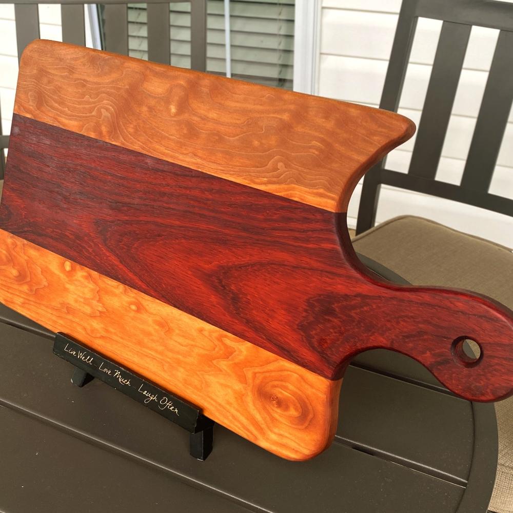 Handcrafted Charcutier Board - Fish On! Custom Rods