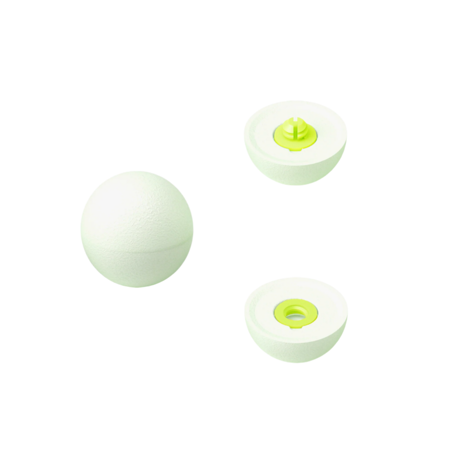 Oros indicators feature patent pending Soft-Lock™ technology. The design encloses fastening hardware inside of two molded soft foam hemispheres. When closed, the hardware holds the line, while the foam hemispheres compress creating friction between the two hemispheres that keeps them from disengaging.