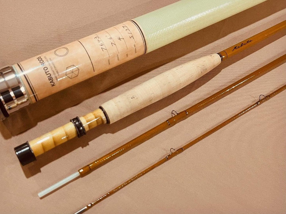 Kabuto  7' 6" 4wgt 3pc Brown / Natural Bamboo