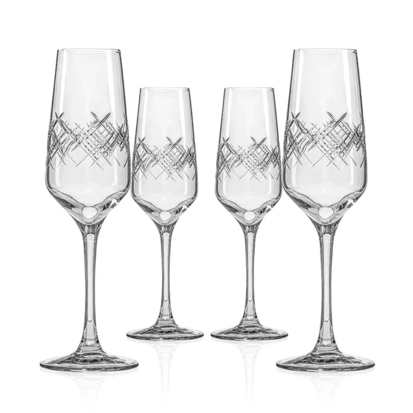 Experience the elegance of the Argyle 5.75oz Champagne Flute by Rolf Glass. Adorn by the classic diamond pattern, this flute is perfect for celebrating special occasions in style. Its timeless design and high-quality craftsmanship make it a must-have for any wine enthusiast. Whether you're toasting to a milestone or enjoying a quiet evening at home, this flute will elevate your drinking experience.