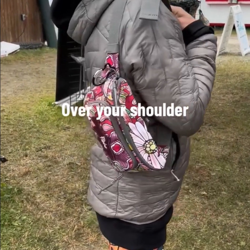 Kaleido King Crossbody  Let's go girl! Our NEW crossbody bag is perfect for any occasion - whether you are heading to work on a weekend fishing getaway, going to a party, or traveling, they are your perfect daily companion to wear over your shoulder