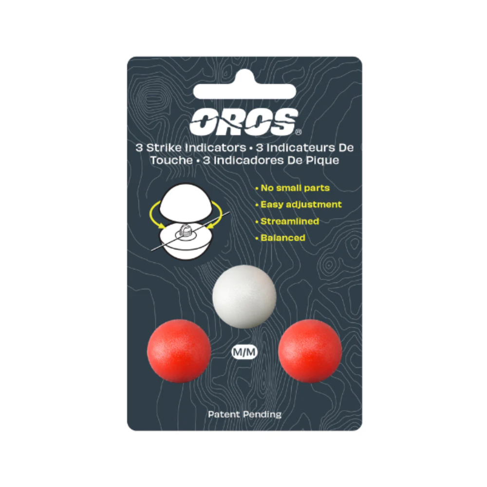 Carded 3-Pack Medium Red & White-Fish On! Custom Rods