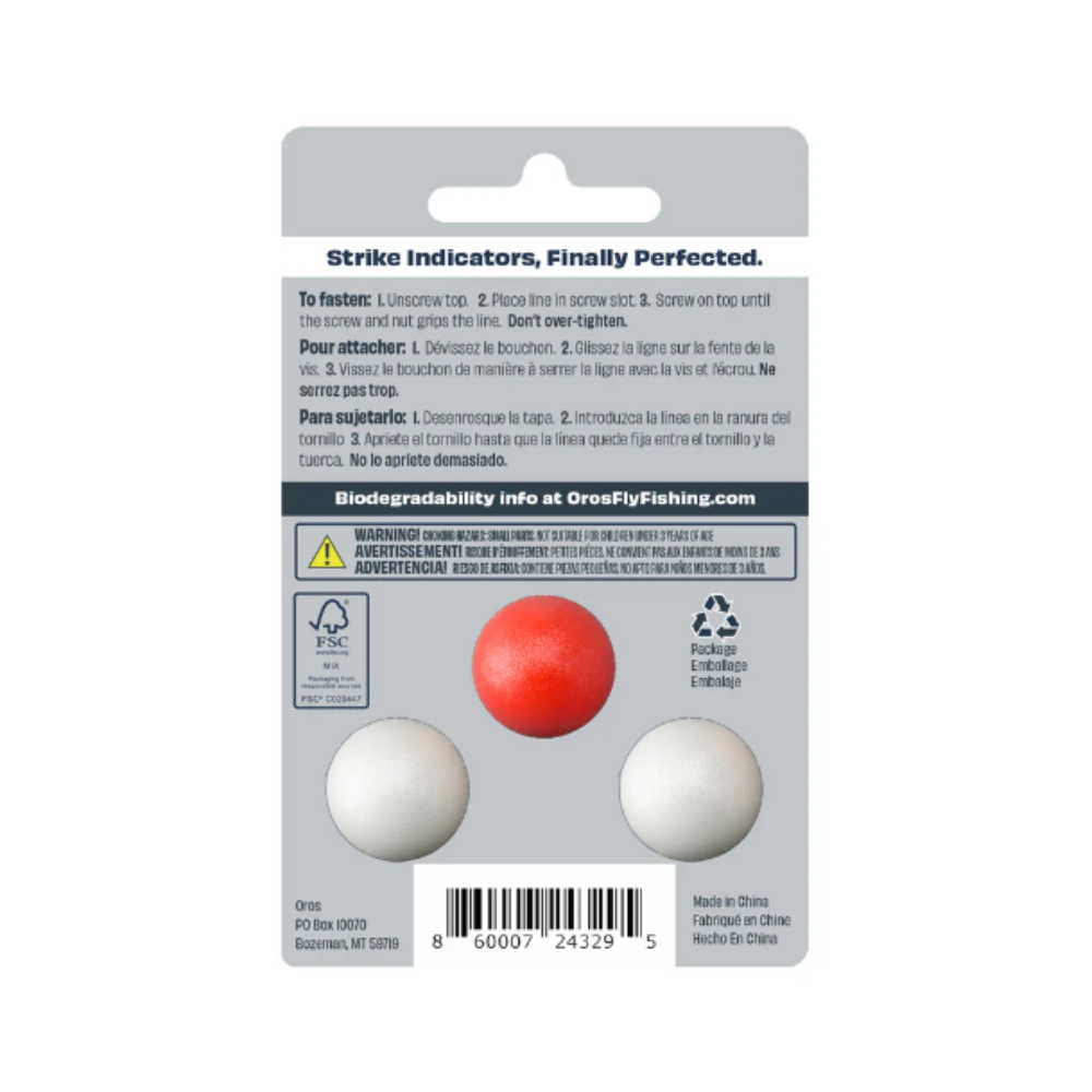 Carded 3-Pack Medium Red & White-Fish On! Custom Rods