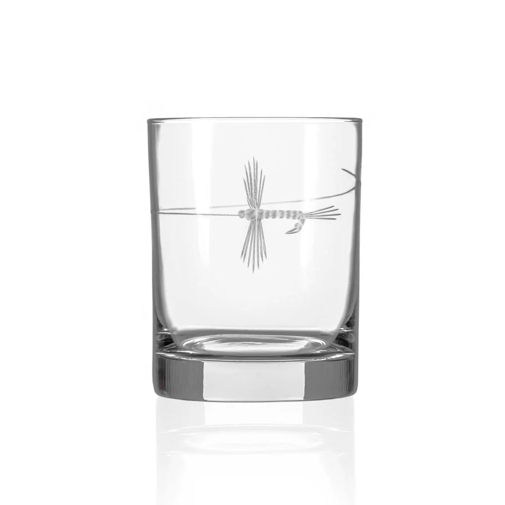 Experience the perfect blend of elegance and adventure with our Fly Fishing Double Old Fashioned Whiskey Glass. Each glass is meticulously crafted with a delicate fly cast design, engraved using diamond-wheel technology. This unique glass is an ideal choice for outdoor enthusiasts and nature lovers. Whether you're toasting to a successful fishing trip or enjoying a quiet evening at home, this glass adds a touch of sophistication to any occasion
