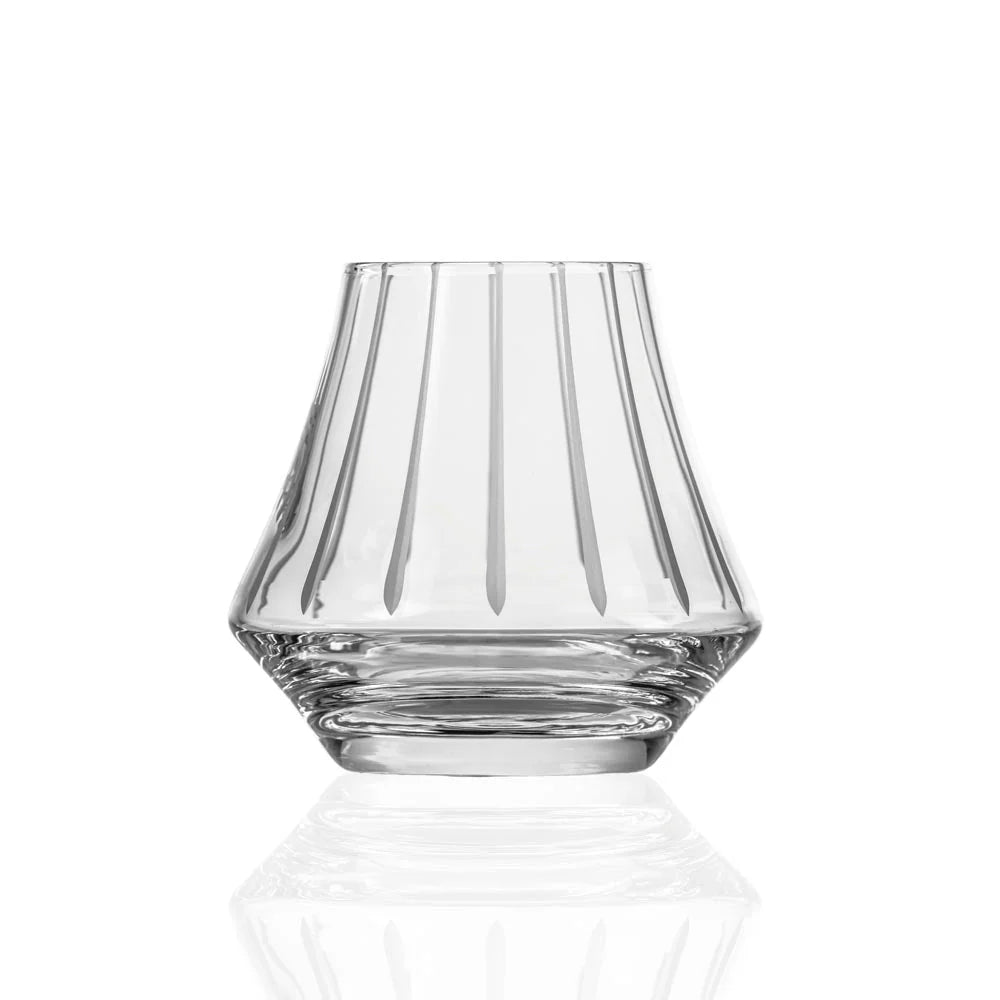 Indulge in your favorite whiskey with the Rolf Glass Modern Whiskey Glass. Each glass is expertly crafted with the finest materials to provide a luxurious drinking experience.
Featuring a sleek and modern design, these glasses are perfect for serving up your favorite whiskey neat, on the rocks, or in a classic cocktail. Their sturdy construction and perfect size make them an ideal addition to any home bar or table setting.
Made in the USA and dishwasher safe for easy cleanup, the Rolf Glass Modern Whiskey