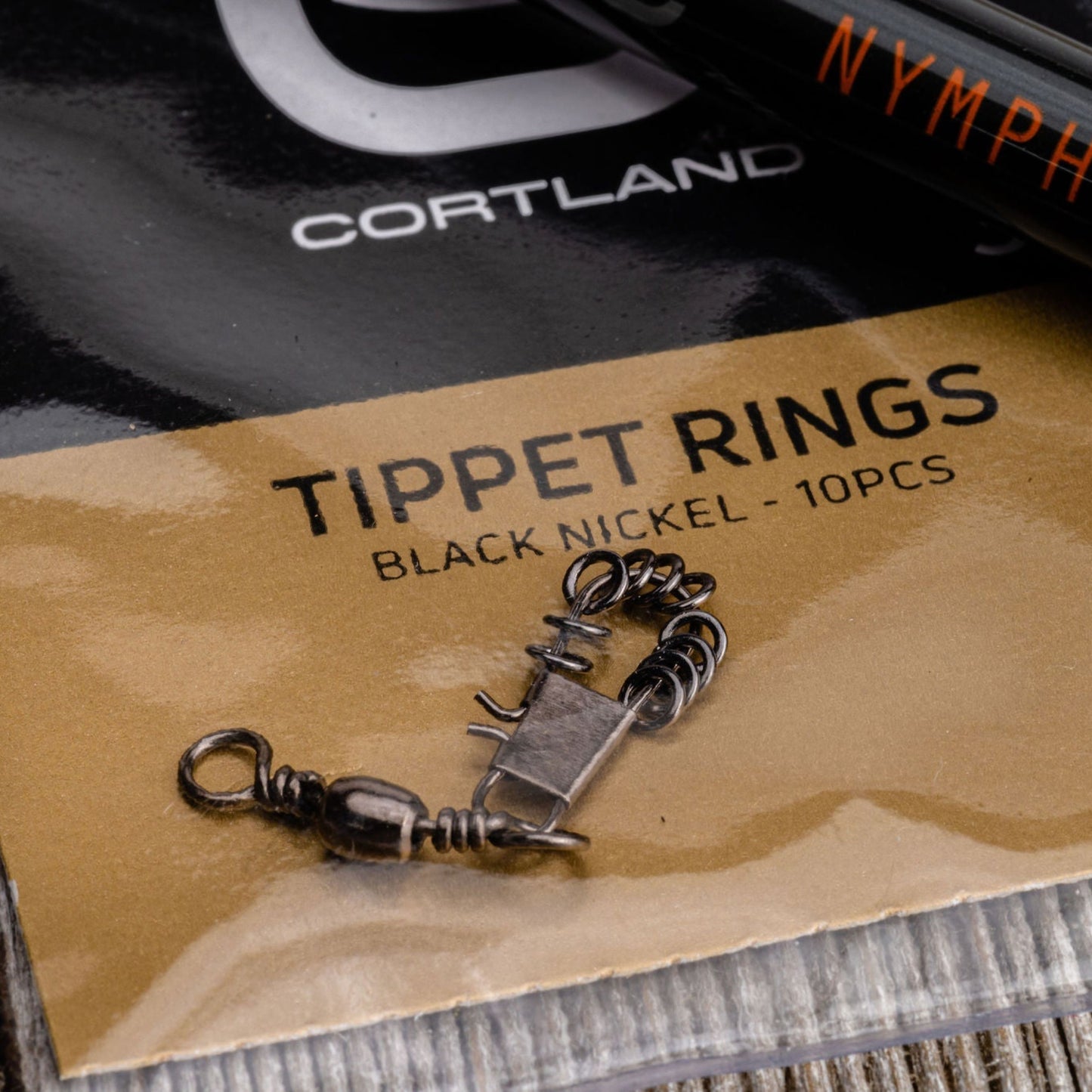 Tippet rings, crafted from high-quality stainless steel and finished in a sleek nickel black, are the ideal solution for swiftly rigging leader to tippet connections. Their strength and lightweight design make them perfect for dry fly nymphing and streamer fishing. Each pack contains 10 rings.