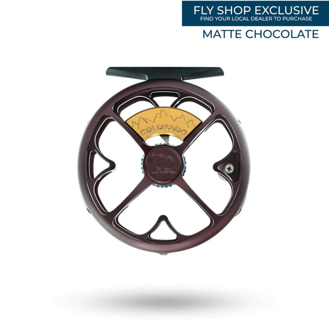 anodized fly reel Ross Reels Colorado Fly Reel 2/3 Matte Chocolate