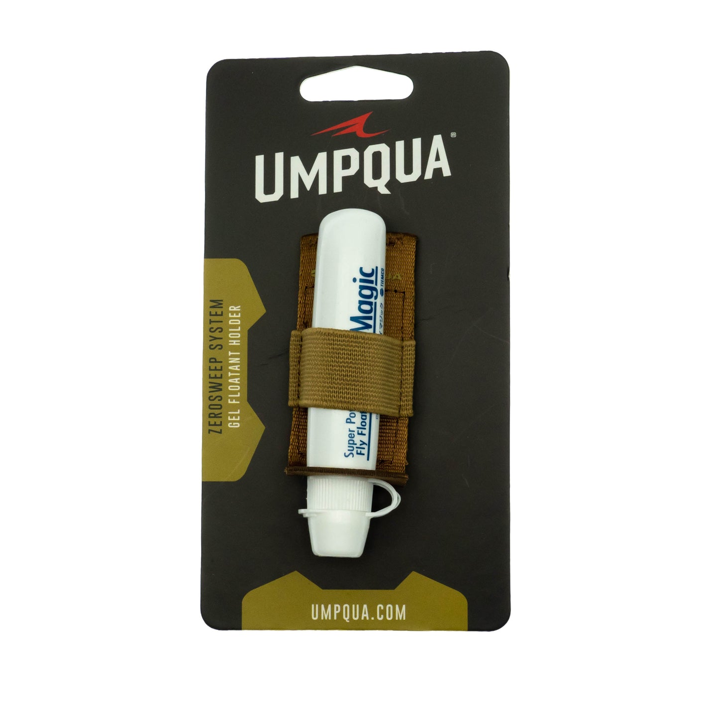 Holds a wide range of gel flotant and readily attaches to any loop, D-ring or molle patch in our line. Web loop with