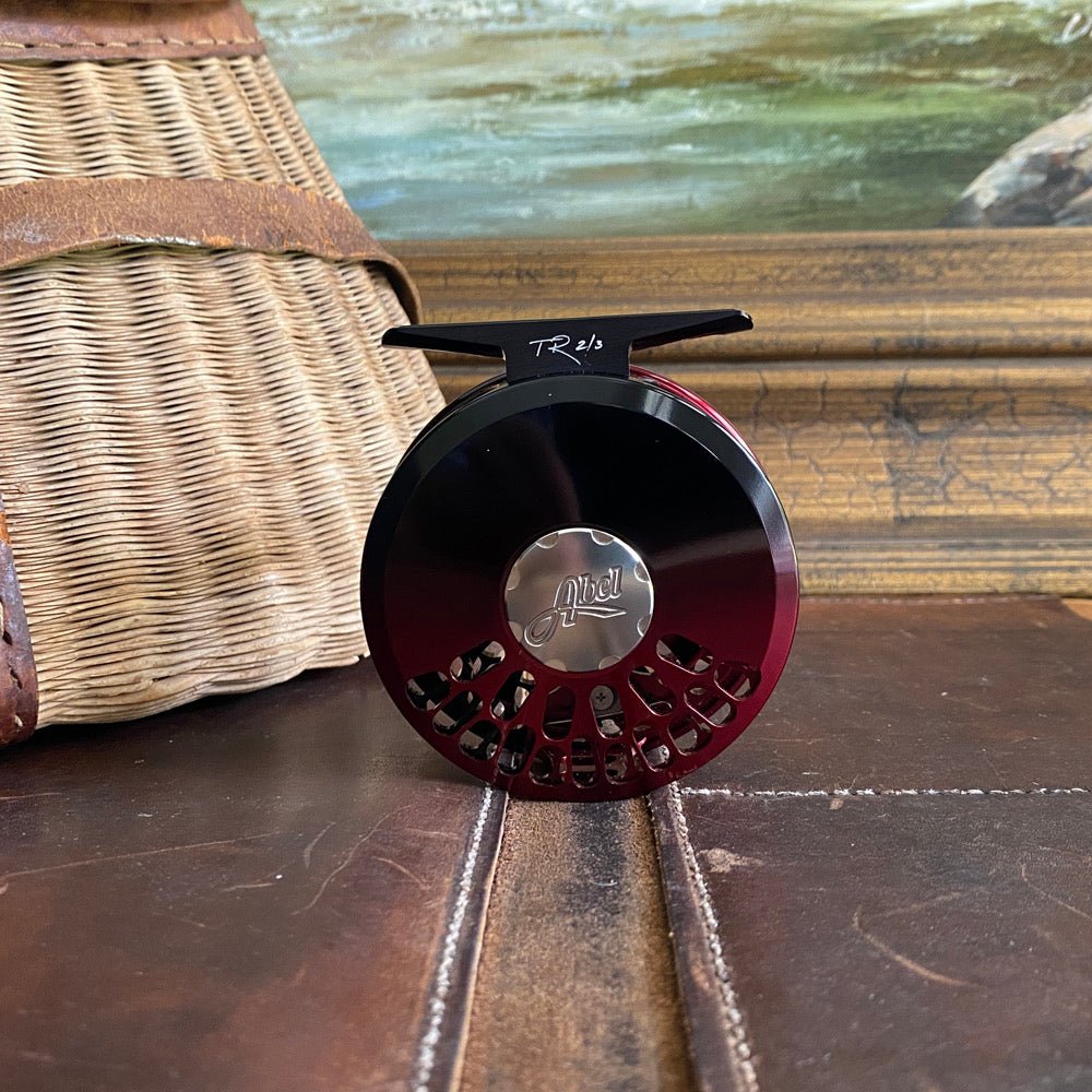 Abel TR Fly Reel Black Red Fade 2/3wt
