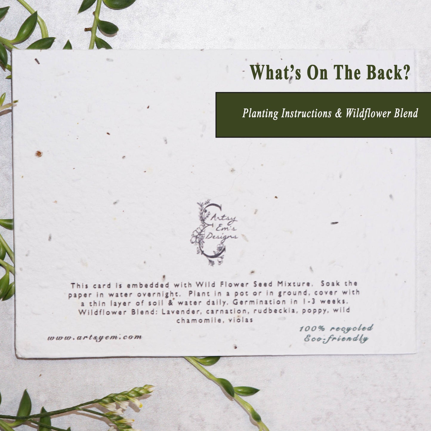 Elevate your Mother's Day celebration with our Perfect Mother's Day Card, crafted with genuine artisanal quality that you can feel just by holding it in your hand. What makes this card truly special is its unique feature—once planted, the biodegradable seed paper grows into a vibrant garden, transforming your gesture into a lasting expression of love
