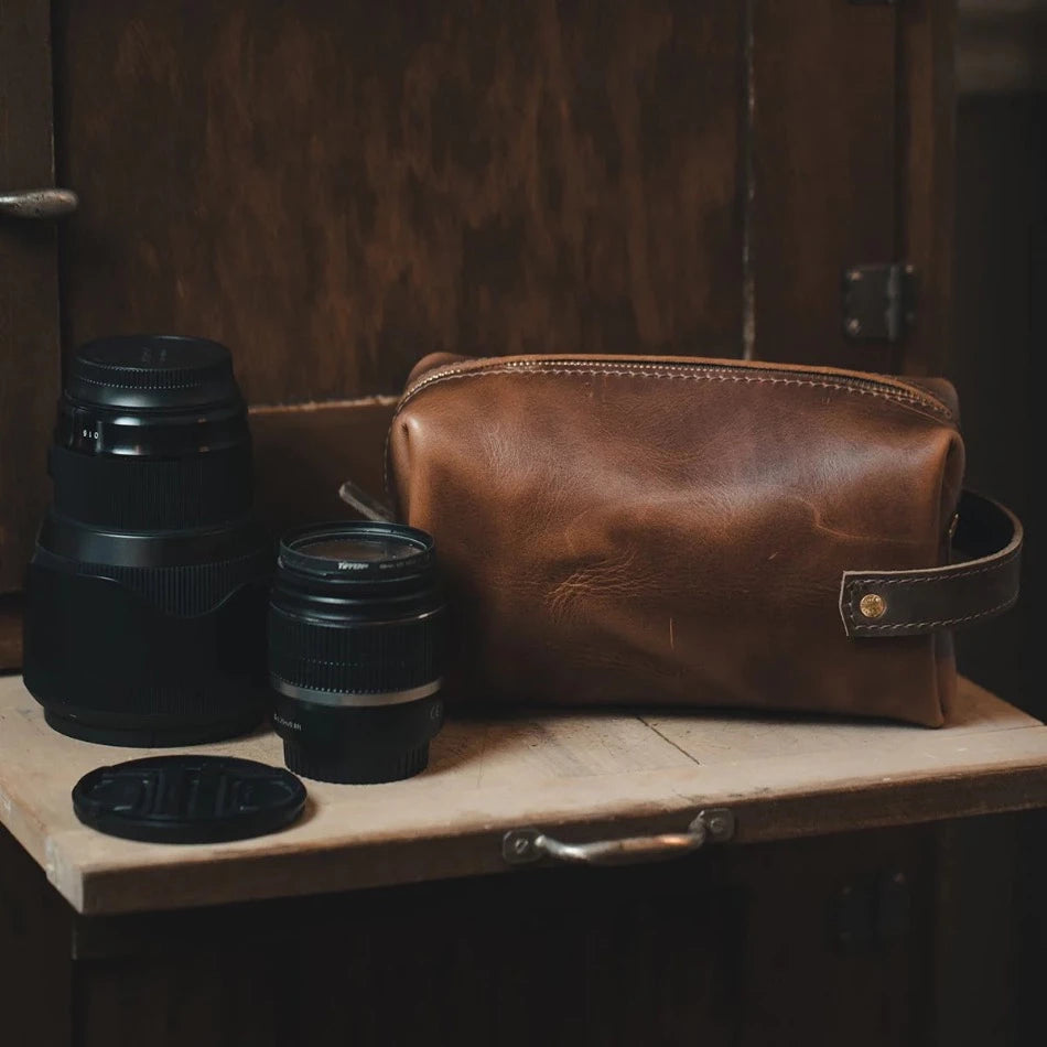 High Line Leather Pouch - Fish On! Custom Rods