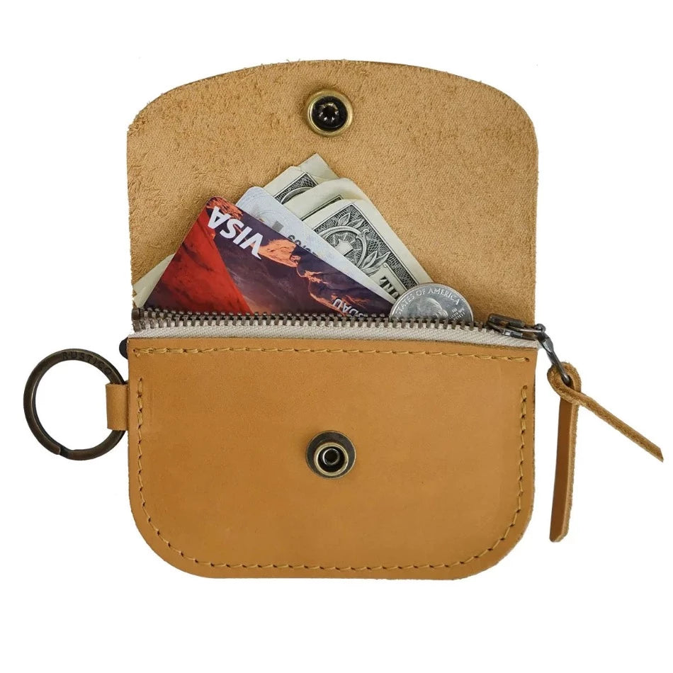 Anchor Card and Coin Leather Wallet - Outdoor Dress Code