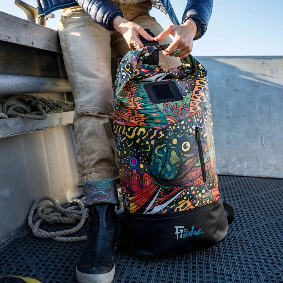 Brookie Backpack Dry Bag – Fish On! Custom Rods