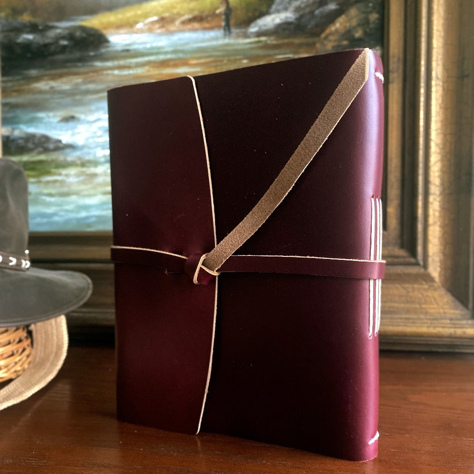 Family Leather Photo Album - Fish On! Custom Rods