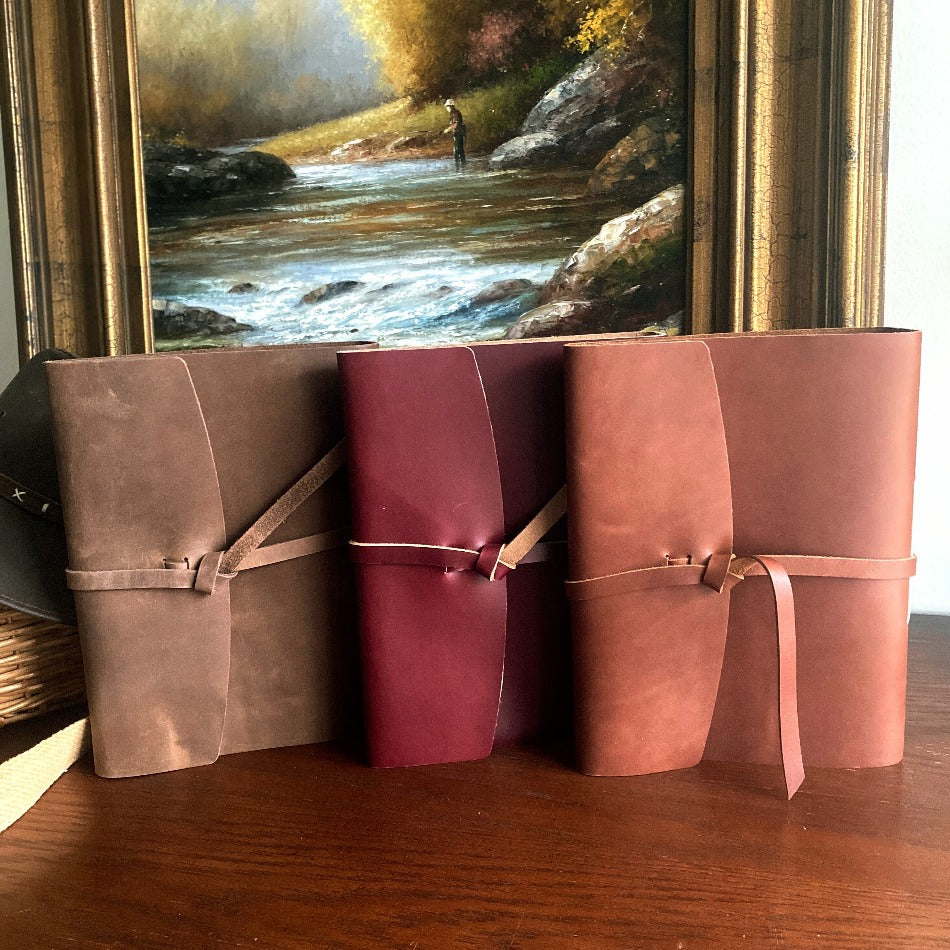 Family Leather Photo Album - Fish On! Custom Rods