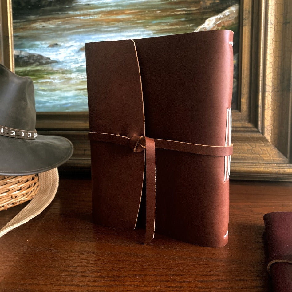 Family Leather Photo Album - Fish On! Custom Rods