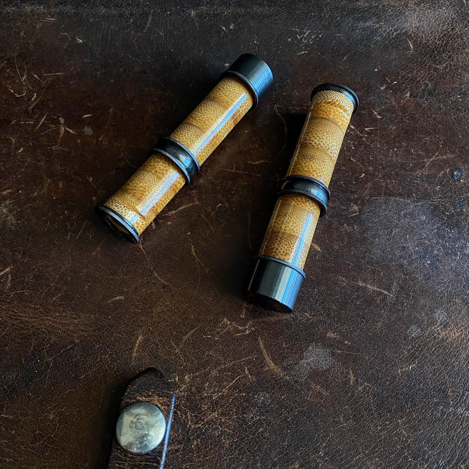 Stacked Bamboo Flamed Reel Seat - Fish On! Custom Rods