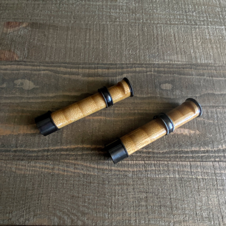 Stacked Bamboo Reel Seat Natural- Fish On! Custom Rods