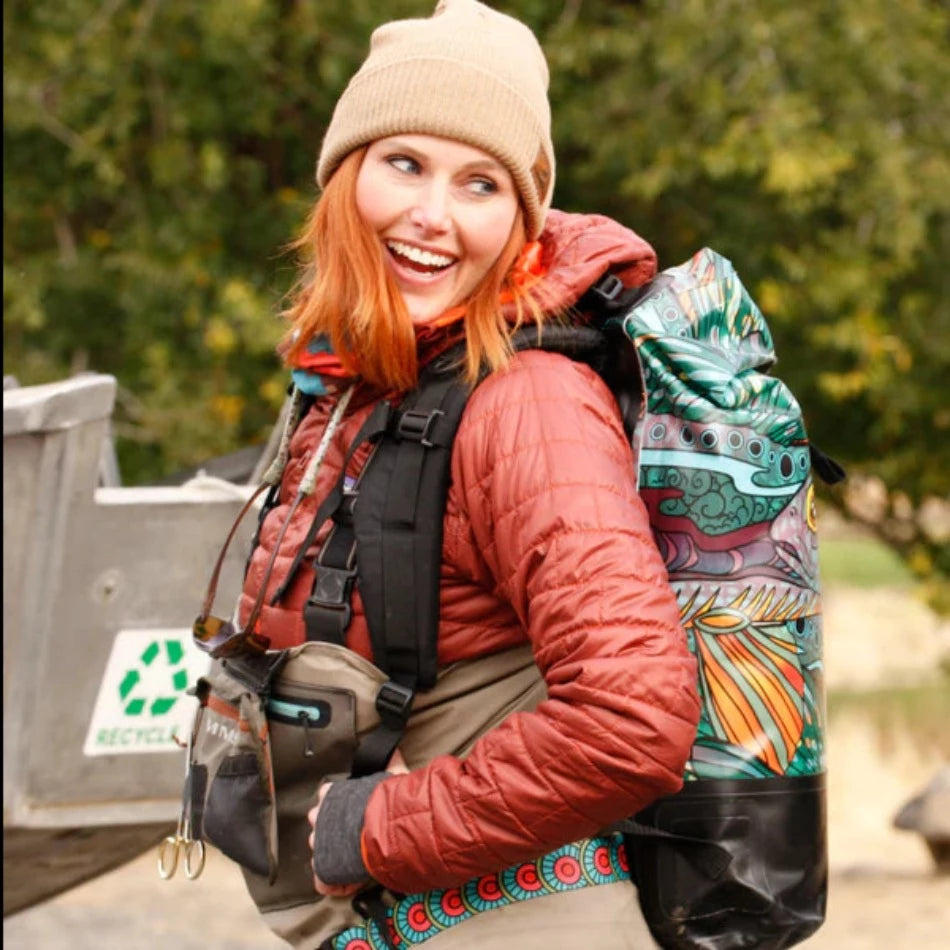 Groovy Grayling Backpack Dry Bag - Fish On! Custom Rods