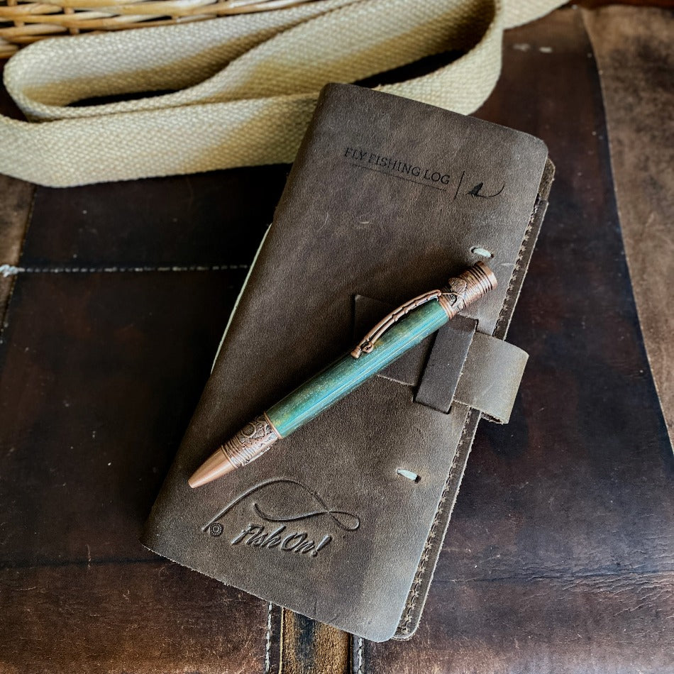 Leather Fly Fishing Log Pro Edition