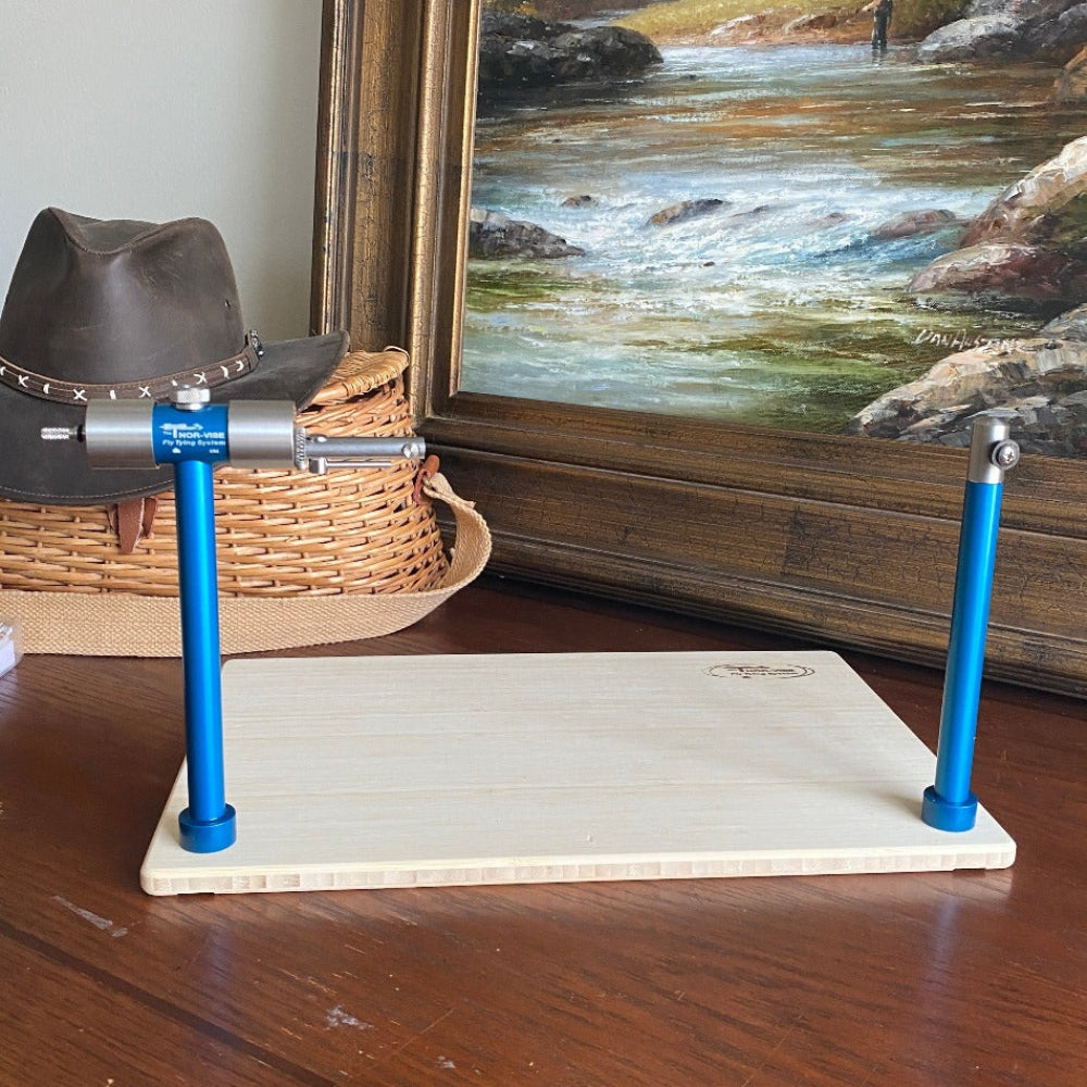 Legacy C - Liberty Blue Stainless-Steel Vise - Fish On! Custom Rods