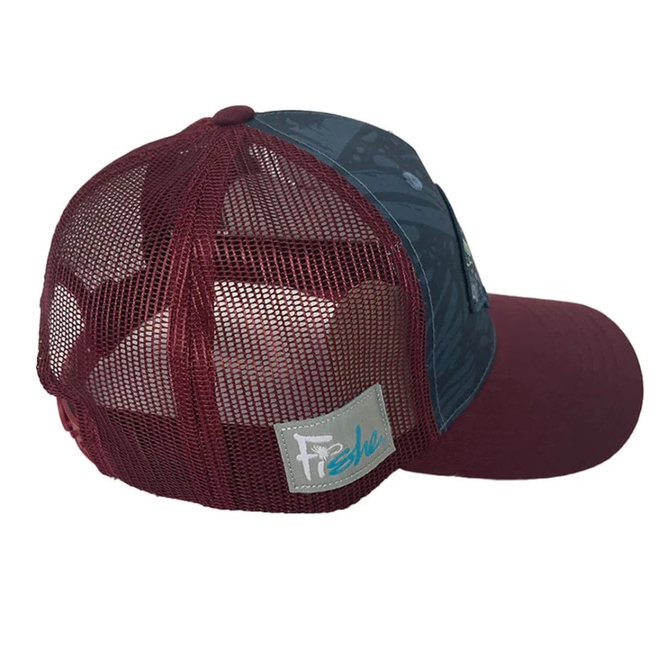 HaliBorealis Trucker Hat - Fish On! Custom Rods