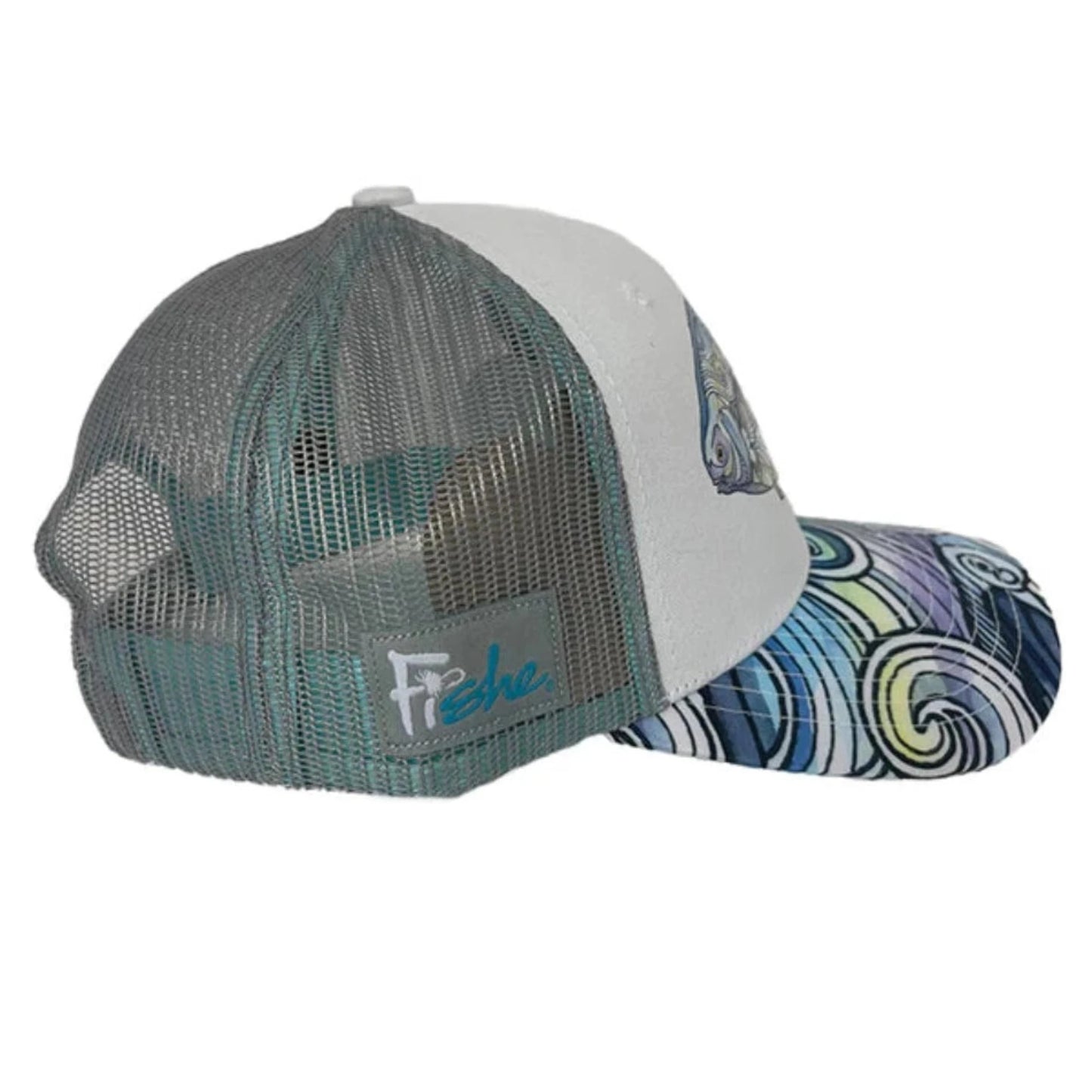 Permit Paradise Trucker Hat - Fish On! Custom Rods