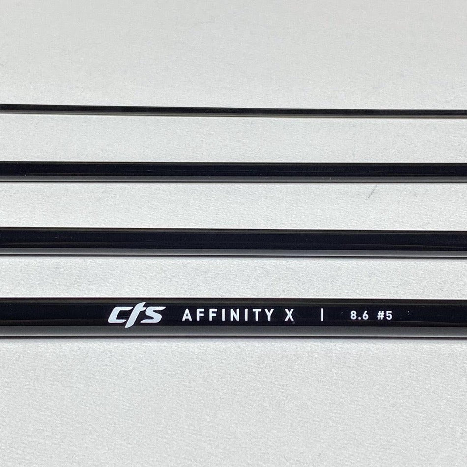 Affinity X Jet Black  8'6" 5wt 4pc - Fish On! Custom Rods