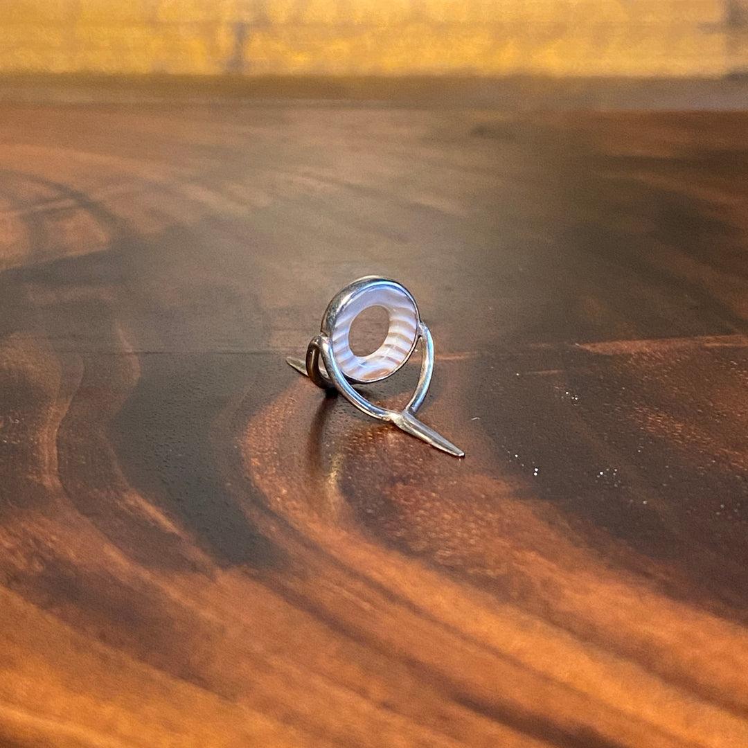 Agate Stripping Guide 8mm - Fish On! Custom Rods