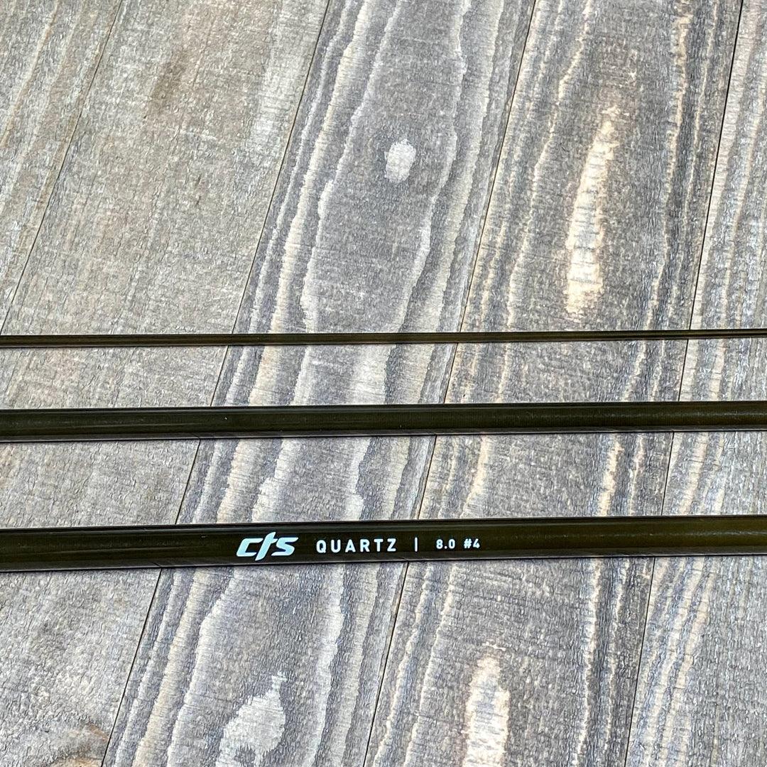 CTS CRYSTALGLASS™ 8'0" 4wt 3pc Seaweed - Fish On! Custom Rods