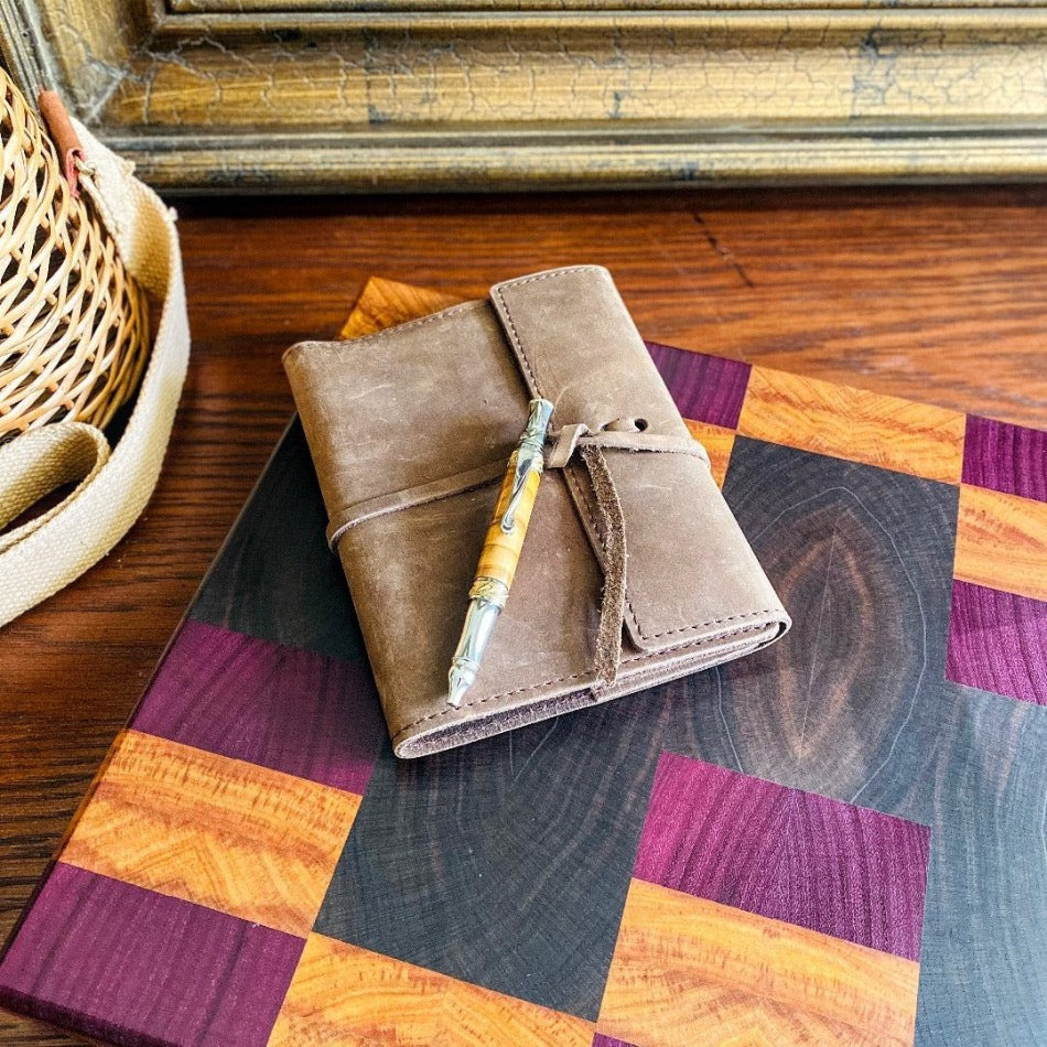 End Grain Cutting Board - Fish On! Custom Rods
