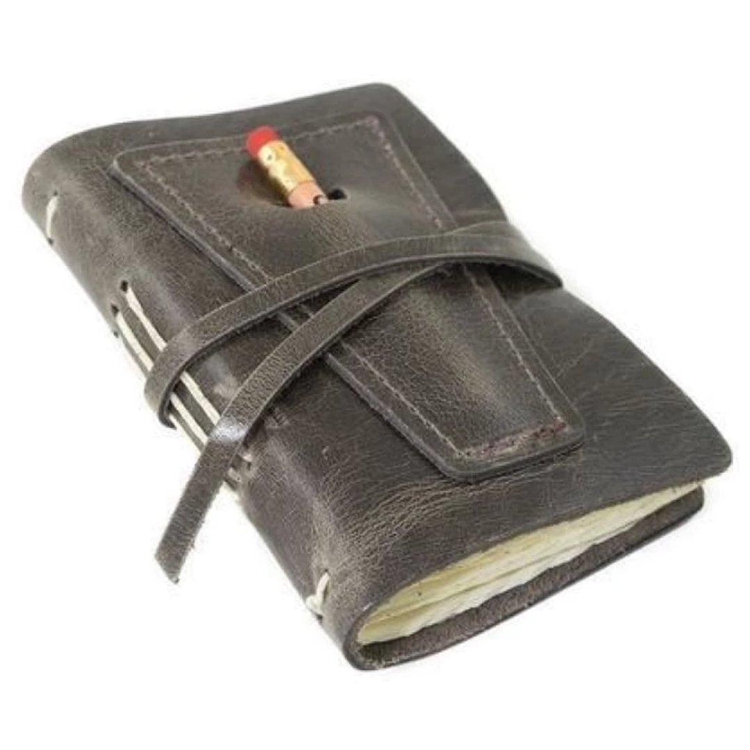 Epiphany Leather Journal with Pocket - Fish On! Custom Rods