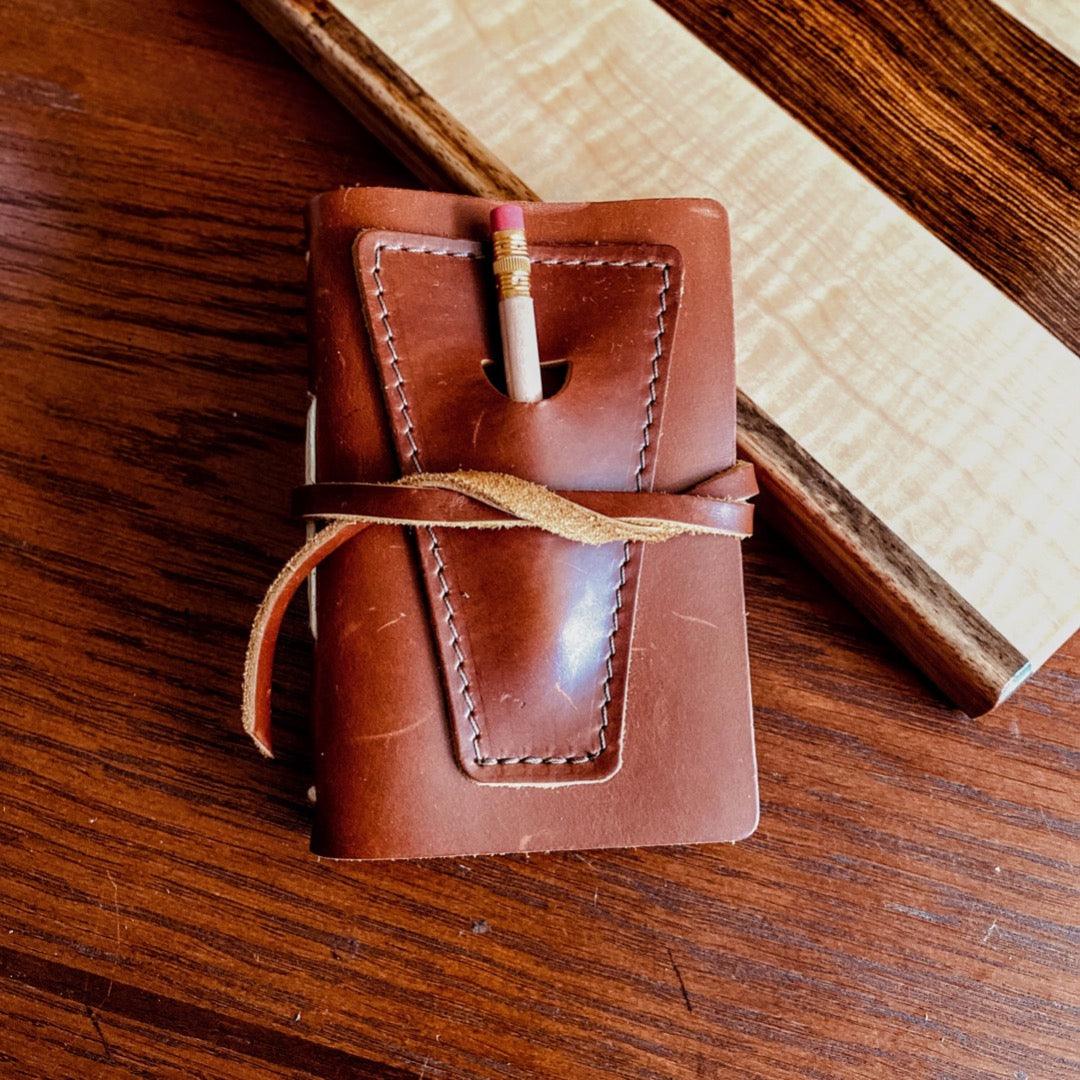 Epiphany Leather Journal with Pocket - Fish On! Custom Rods