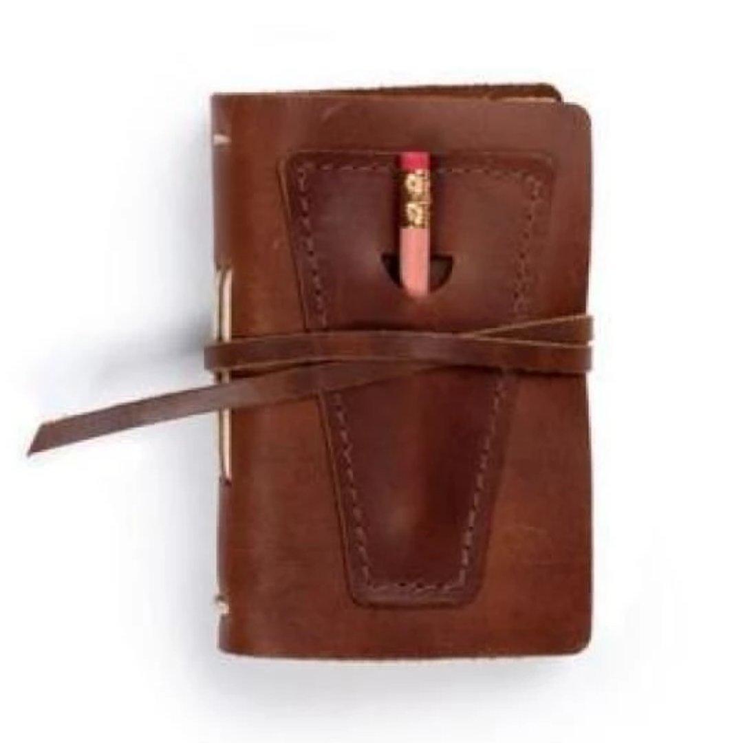 Epiphany Leather Journal with Pocket - Fish On! Custom Rods