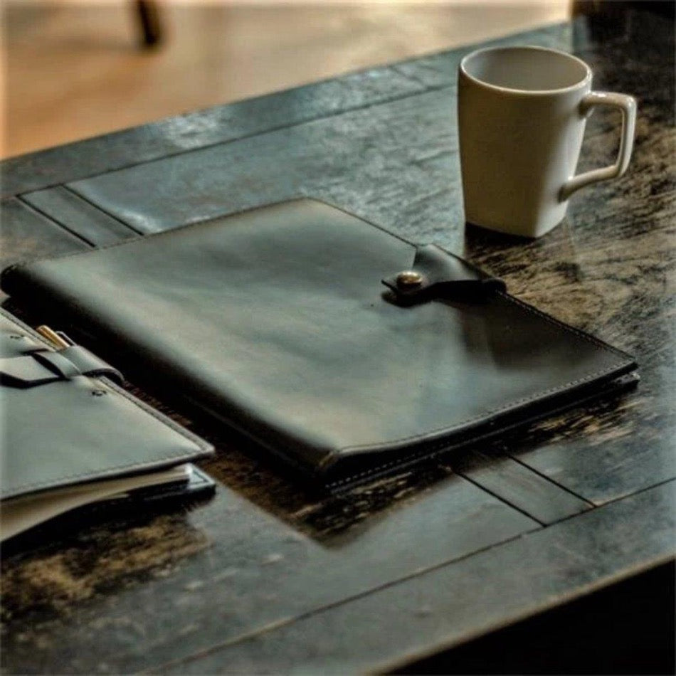 Executive Leather Notebook - Fish On! Custom Rods