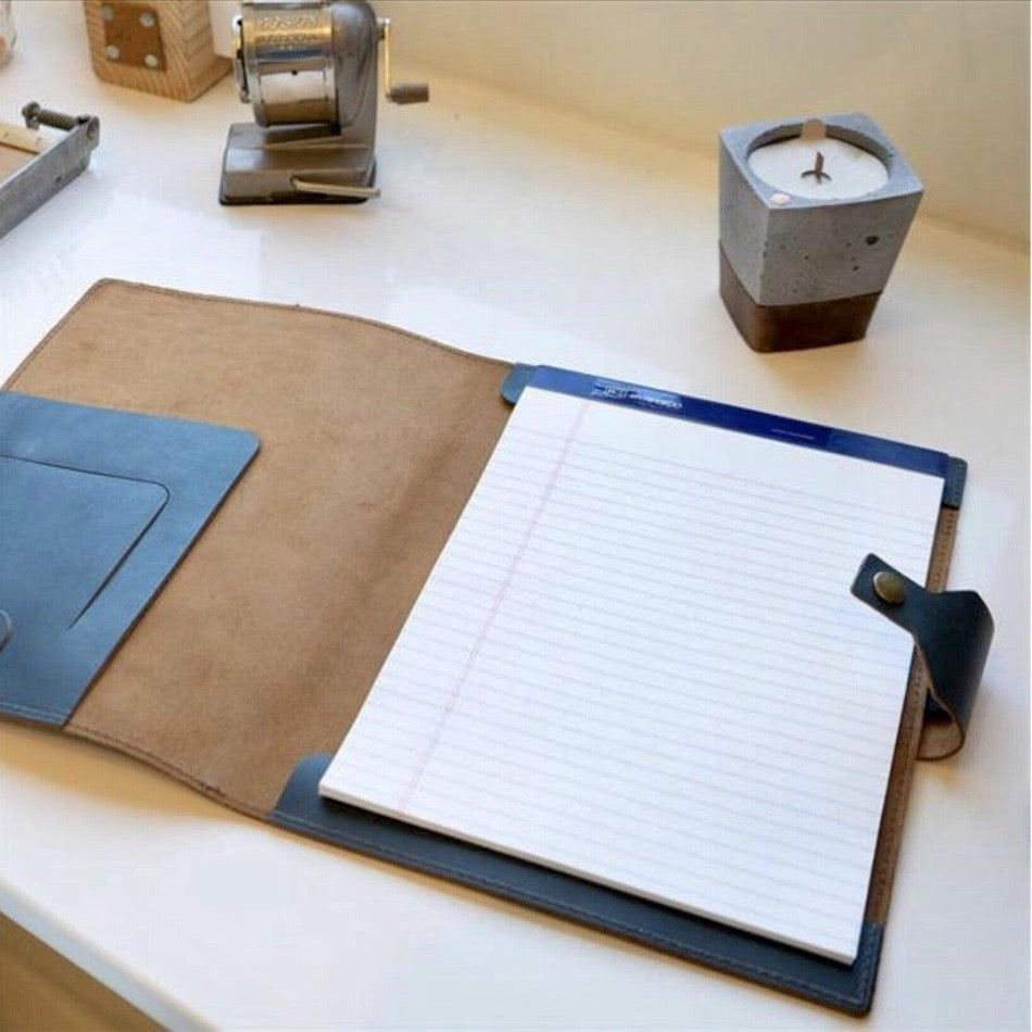 Executive Leather Notebook - Fish On! Custom Rods