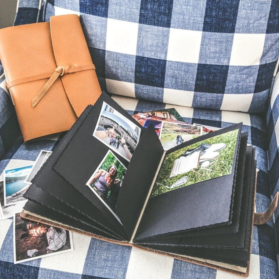 Family Leather Photo Album - Fish On! Custom Rods