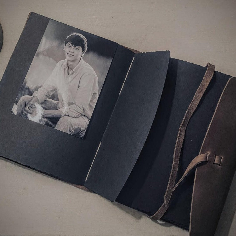 Family Leather Photo Album - Fish On! Custom Rods