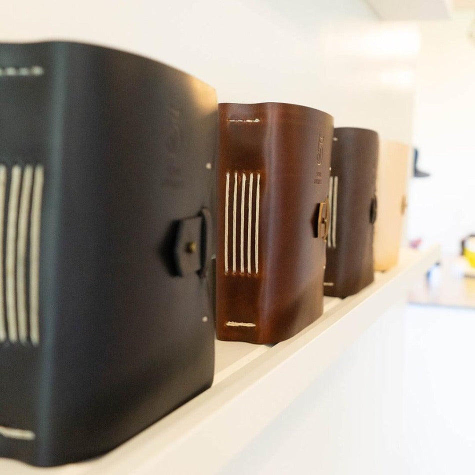 Five Year Leather Journal - Fish On! Custom Rods