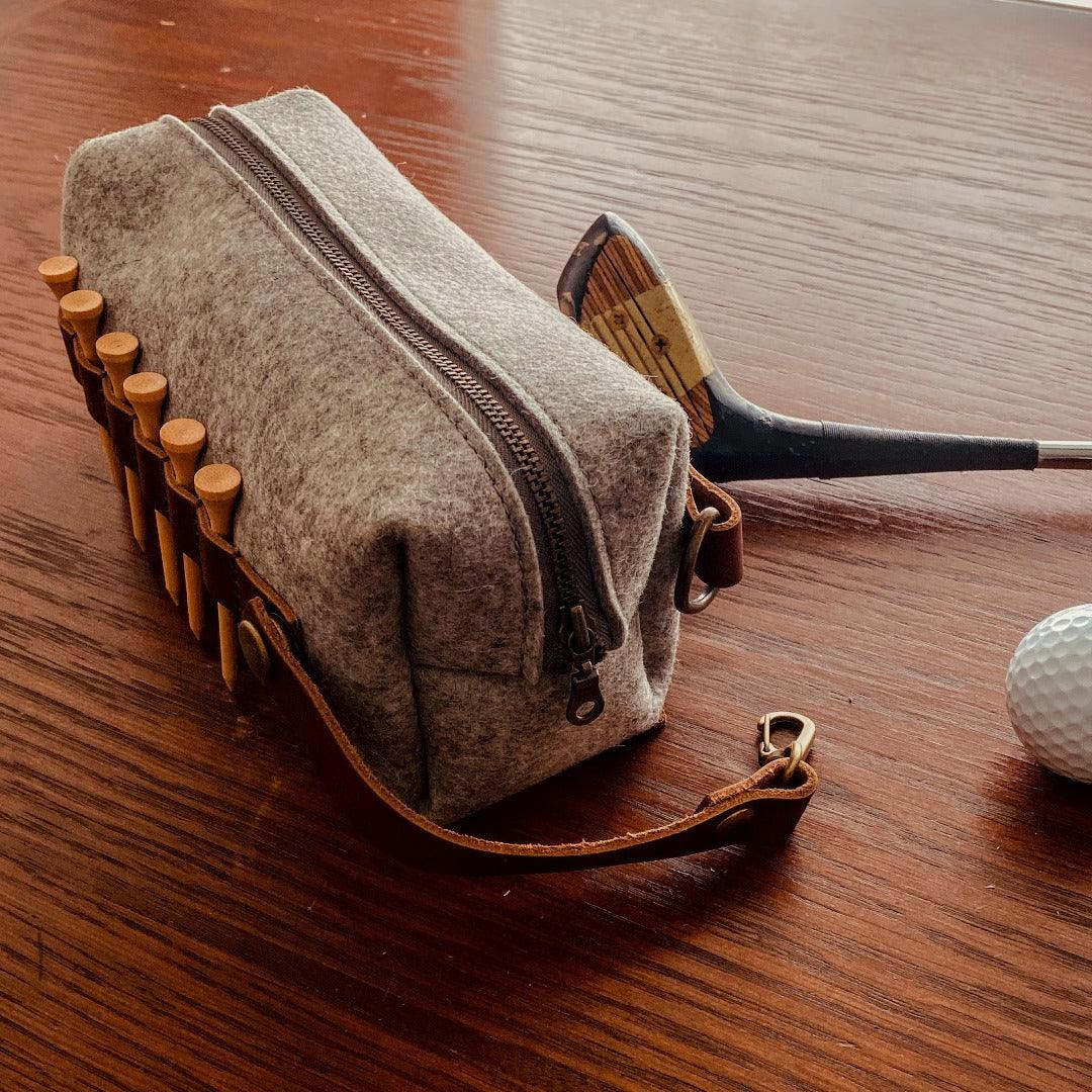 Golf Accessory Wool Pouch - Fish On! Custom Rods