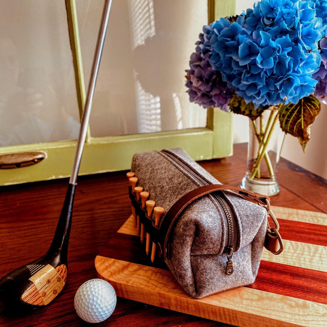 Golf Accessory Wool Pouch - Fish On! Custom Rods