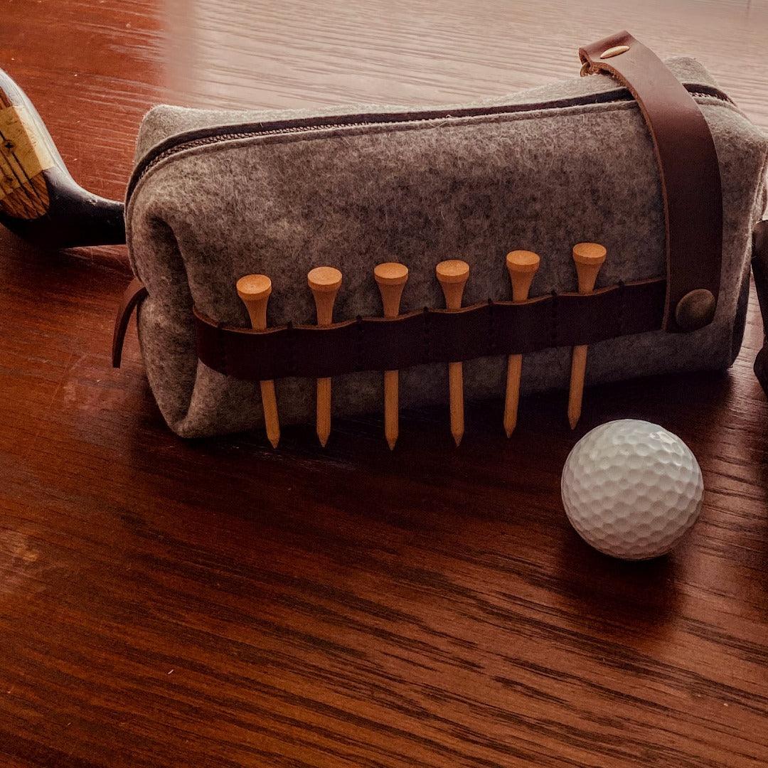 Golf Accessory Wool Pouch - Fish On! Custom Rods