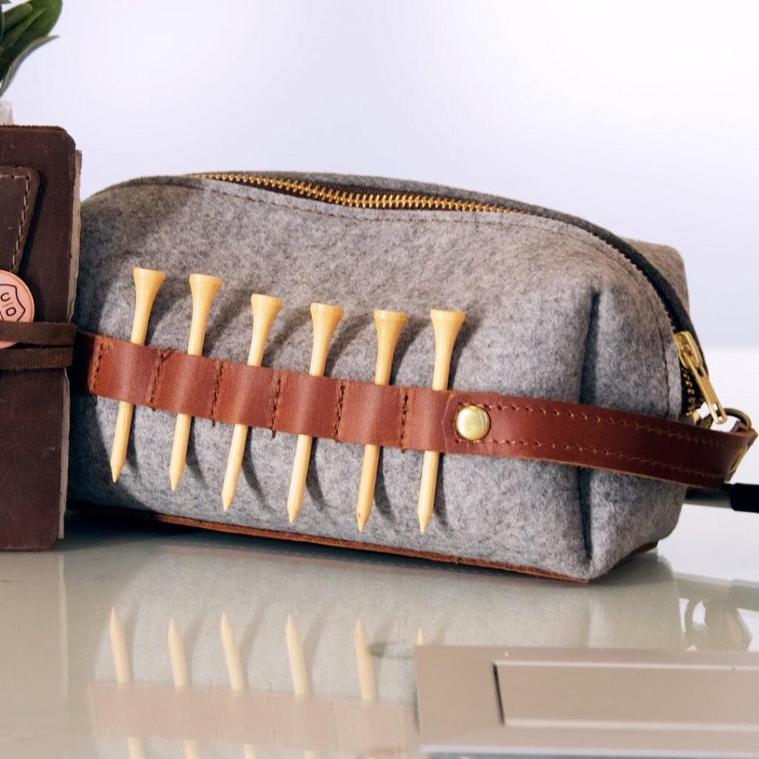 Golf Accessory Wool Pouch - Fish On! Custom Rods